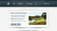 Desktop Screenshot of golfcoursesandclubs.net
